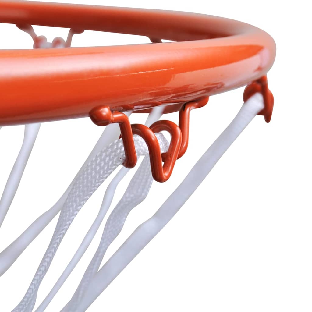 Cesto basquetebol com aro e rede 45 cm laranja — foto 3