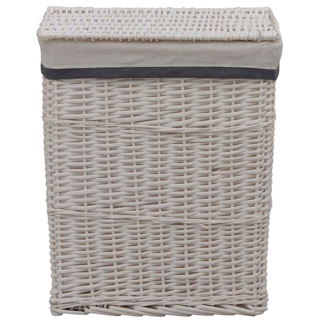 Cesto de roupa suja salgueiro branco — foto 2