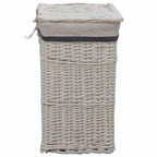 Cesto de roupa suja salgueiro branco — foto 3