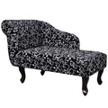 Chaise Lounge com tecido preto e branco — foto 1