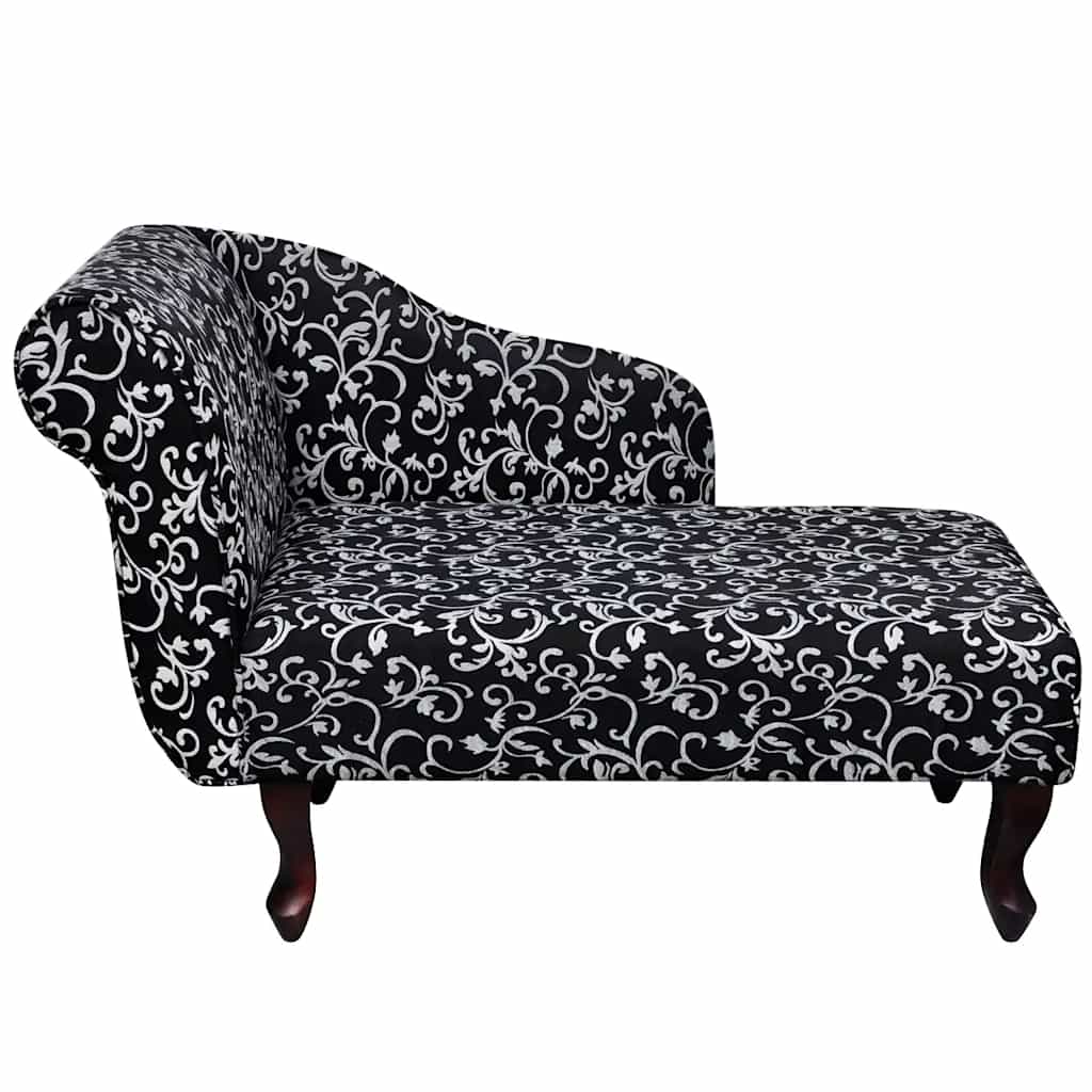 Chaise Lounge com tecido preto e branco — foto 2