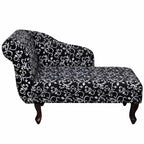Chaise Lounge com tecido preto e branco — foto 2