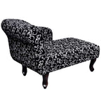 Chaise Lounge com tecido preto e branco — foto 3