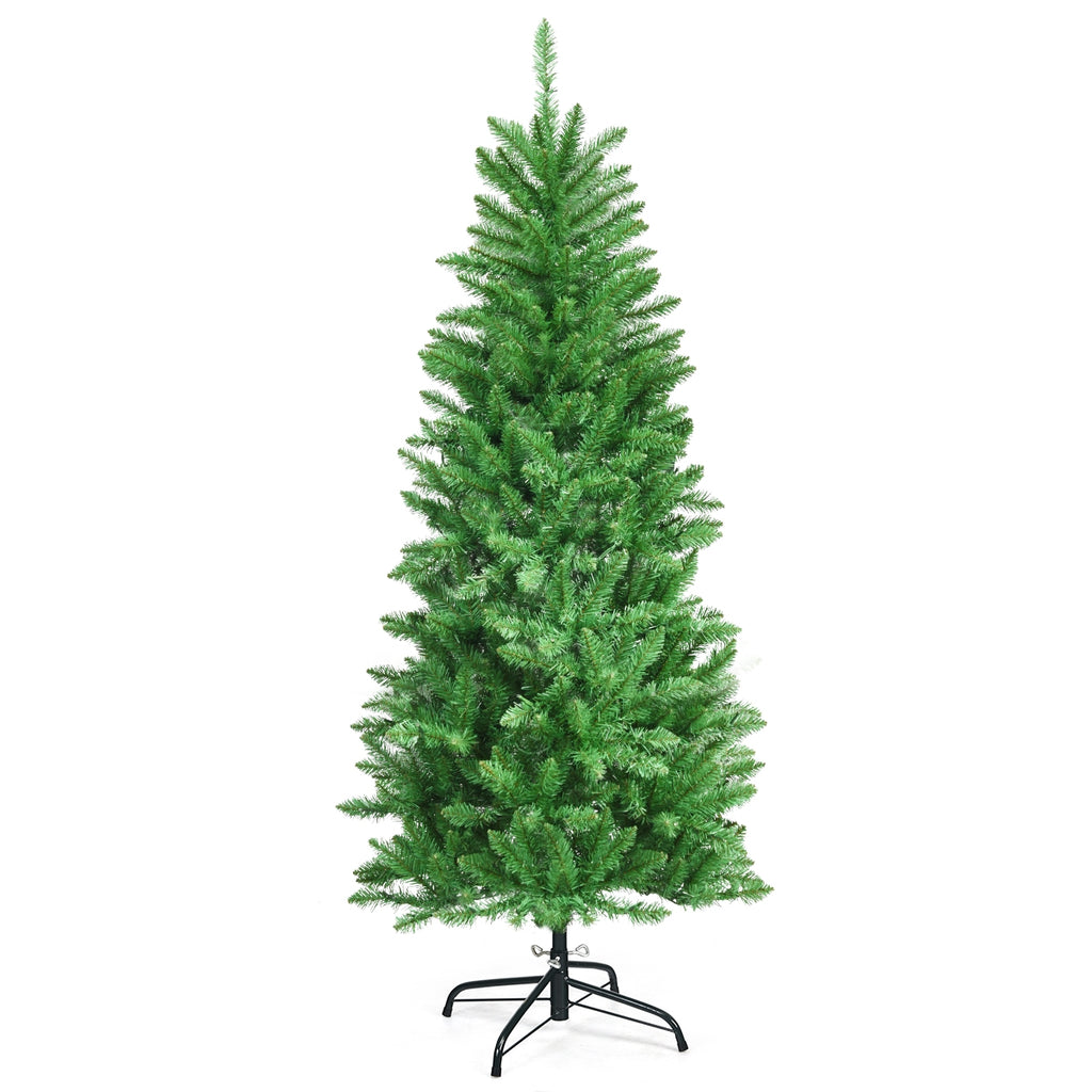 Árvore de Natal Verde 1,5m com 300 Ramos e 150 Luzes LED Quentes Fácil de Montar — foto 12