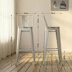 Conjunto de 2 bancos de bar Mason — foto 2
