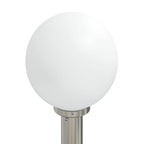 Conjunto de 3 postes de iluminação com sensor e tomada, 120 cm, aço inoxidável, IP44 — foto 4