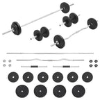 Conjunto de barras e discos 30 Kg — foto 1