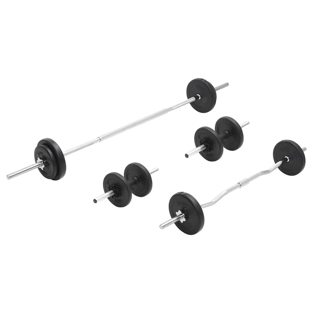 Conjunto de barras e discos 30 Kg — foto 2