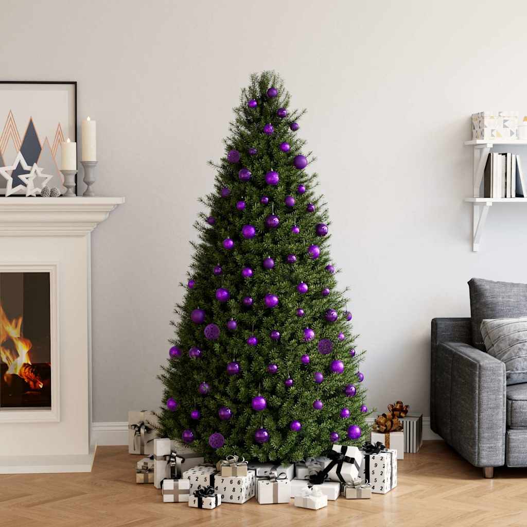 Conjunto de bolas de natal 100 pcs roxo — foto 1