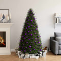 Conjunto de bolas de natal 100 pcs roxo — foto 1