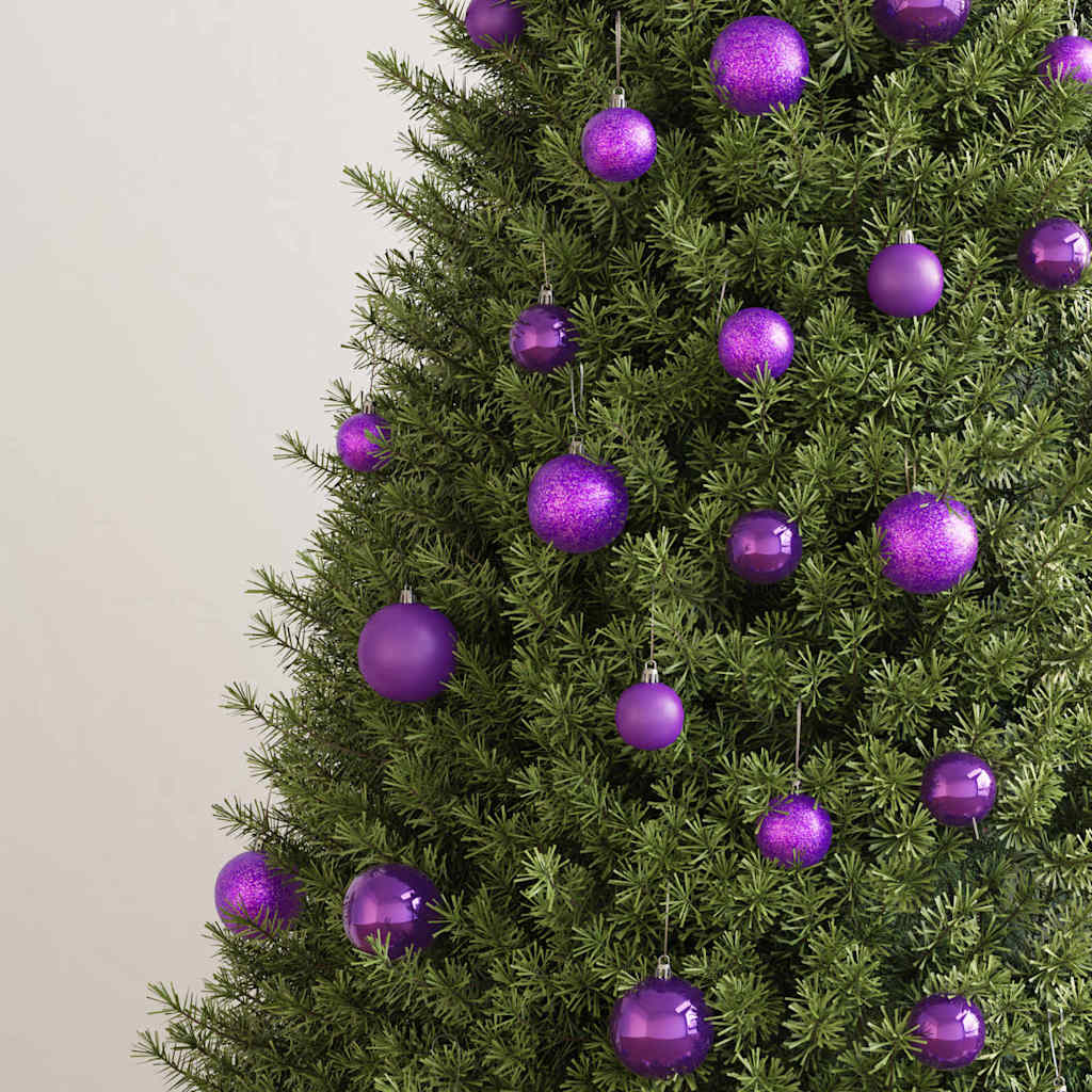 Conjunto de bolas de natal 100 pcs roxo — foto 2