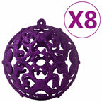Conjunto de bolas de natal 100 pcs roxo — foto 4