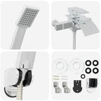 Conjunto de Cabeça de Chuveiro Cromo G 1/2 polegadas — foto 7