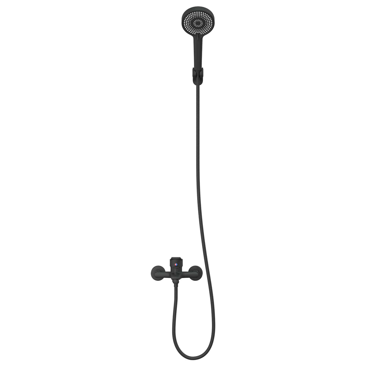 Conjunto de Cabeça de Chuveiro Preto G 1/2 polegadas — foto 4