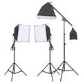 Conjunto de iluminação para estúdio com tripé e softbox — foto 1