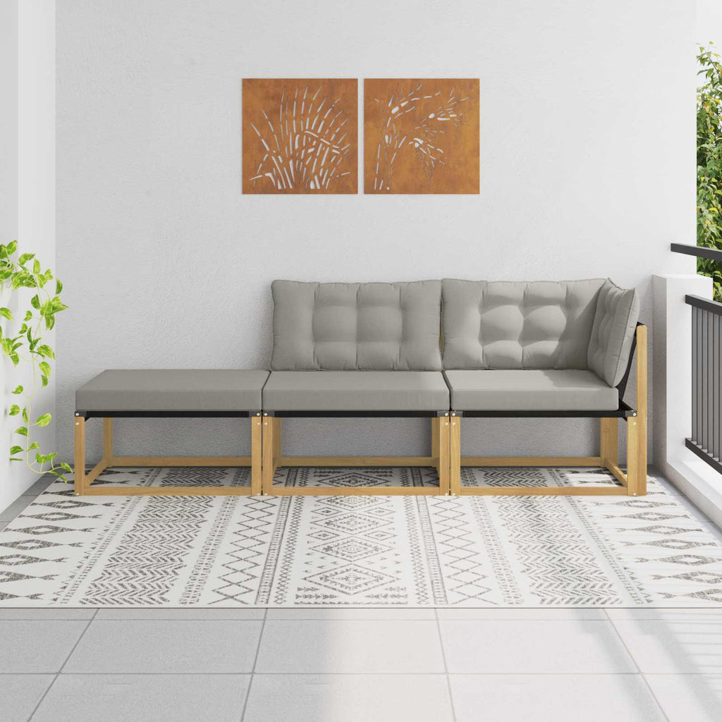 Conjunto de Sofás para Exterior 3 lugar — foto 1
