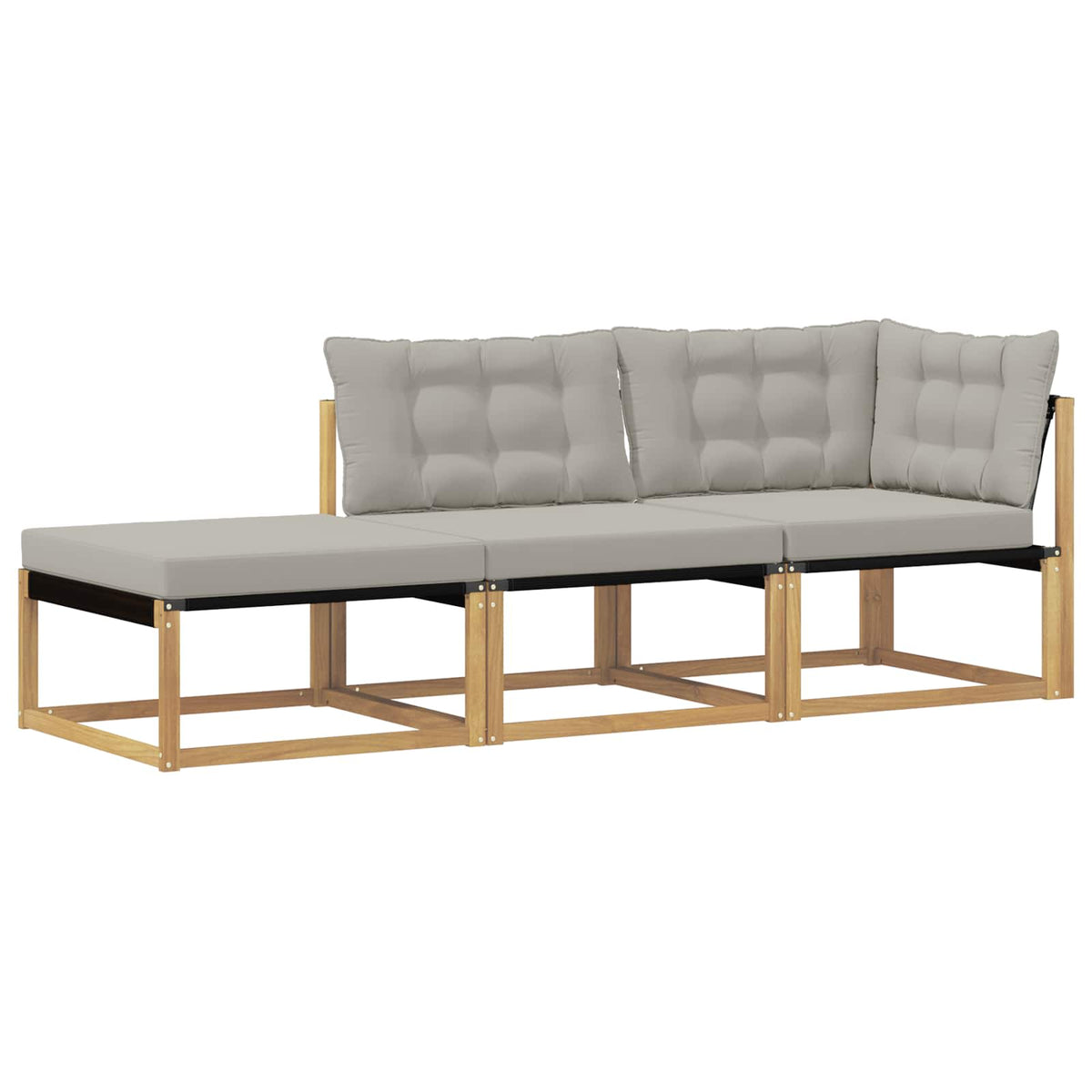 Conjunto de Sofás para Exterior 3 lugar — foto 2