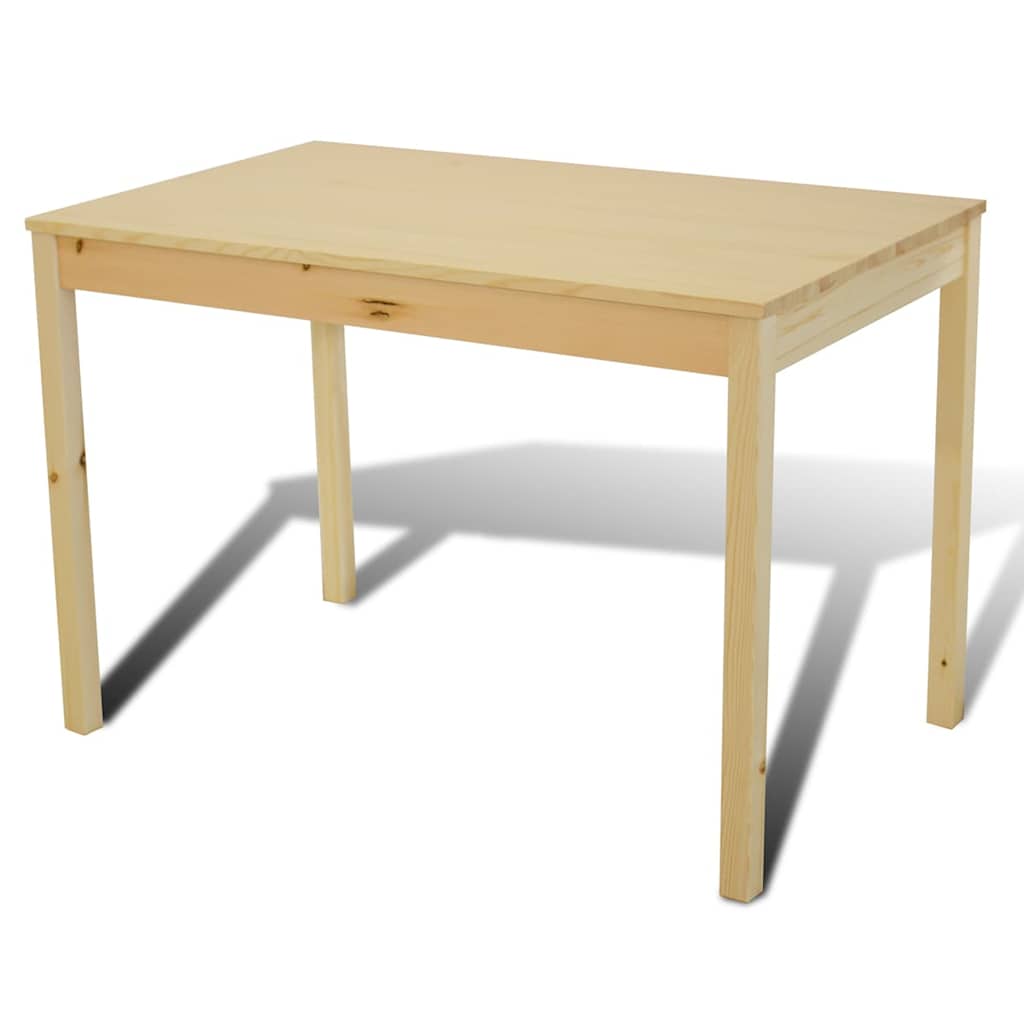 Conjunto Mesa com 4 Cadeiras / Madeira — foto 3