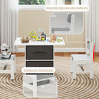 Conjunto Mesa e 2 Cadeiras Infantis com Cestas de Arrumação Extraíveis — foto 8