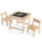 Conjunto Mesa e Cadeiras Infantis com Quadro Duplo Face e Arrumação — foto 3