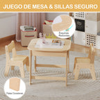 Conjunto Mesa e Cadeiras Infantis com Quadro Duplo Face e Arrumação — foto 8