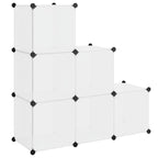 Cubos de arrumação com 6 compartimentos branco — foto 4