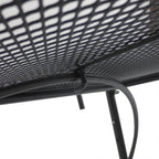 Mesa Suspensa para Varanda com Braço Regulável e Altura Ajustável em 3 Posições Estrutura de Metal Carga Máxima 30 kg 60x56,5x45 cm Preto — foto 8