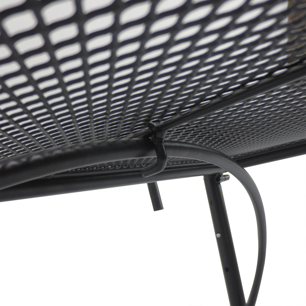 Mesa Suspensa para Varanda com Braço Regulável e Altura Ajustável em 3 Posições Estrutura de Metal Carga Máxima 30 kg 60x56,5x45 cm Preto — foto 8