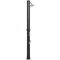 Duche Solar de 20 Litros para Exterior Duche de Piscina com Cabeçal Toneira e Regulador de Água Quente Máx 60℃ para Jardim Pátio Praia Ø11x217 cm Preto — foto 1
