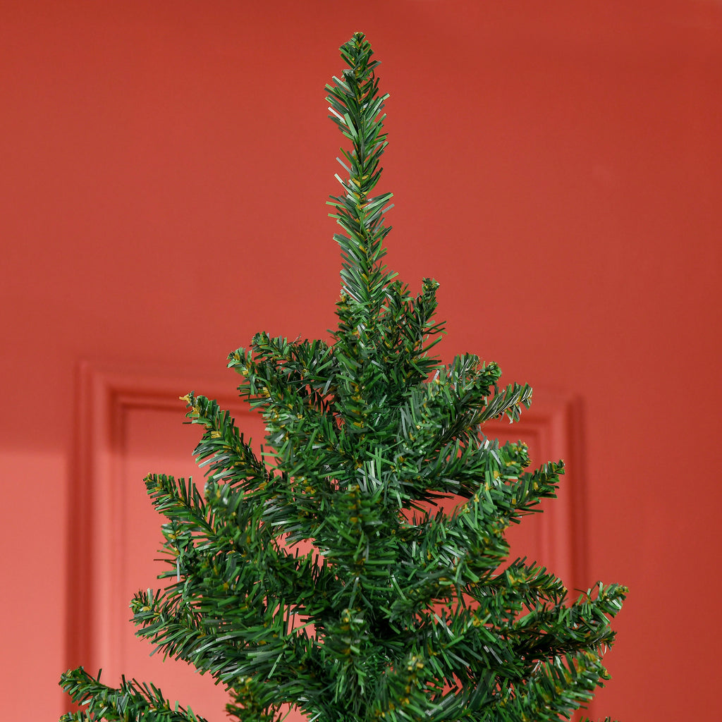 Árvore de Natal Artificial 210cm com 865 Ramos Ecológicos Decoração de Natal para Interiores Φ91x210cm Verde — foto 7