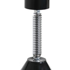 Punching Ball de Boxe Montado na Parede Altura Ajustável com Barra Giratória e Inflador Bola de Velocidade para Adultos e Adolecentes 79x72x20cm Preto e Vermelho — foto 8