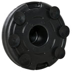 Saco de Boxe de Pé com Altura Ajustável de 4 Níveis Punching Ball com Base Preenchida Luvas e Inflador para Adultos e Adolescentes Ø45x132-158cm Preto e Vermelho — foto 8