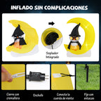 Decoração Inflável de Halloween com Coruja e Lua Iluminada LED 130 x 155 cm — foto 7