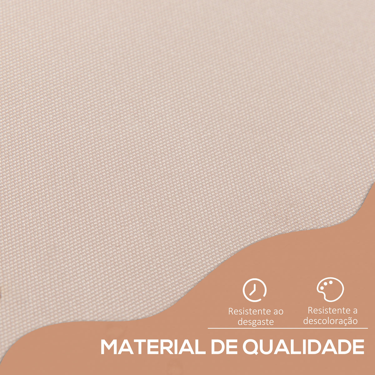 Toldo Manual Retrátil 200x150 cm com Manivela de Alumínio Ângulo Ajustável Proteção Solar para Varanda Jardim Pátio Bege — foto 5