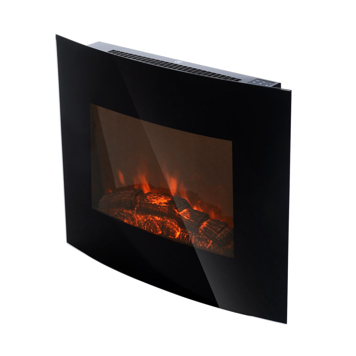® Lareira Eléctrica tipo Aquecedor de parede 900W/1800W – 65x11.4x52cm — foto 1