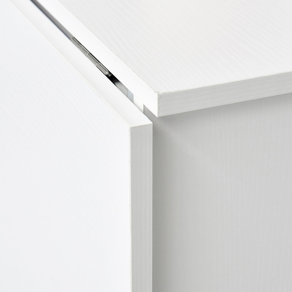 Mesa de Sala de Jantar Dobrável Mesa de Madeira com 2 Prateleiras de Armazenamento e Rodas para Cozinha 75x140x74 cm Branco — foto 9