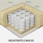 Poltrona Sala de Estar Poltrona Estofada em Veludo Poltrona de Leitura com Assento com Botões e Pés de Madeira para Quarto 76x79x82 cm Creme — foto 4