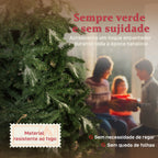 Árvore de Natal Artificial 180 cm Ramos Realistas com Efeito Neve Árvore de Natal com Suporte em Aço Base Dobrável Montagem Rápida Decoração de Natal para Casa Festa Verde — foto 4
