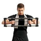 Expansor de Peito Expansor Ajustável Extensor para Musculação com Resistência Ajustável 10-80 kg para Treino em Casa Escritório Viagem Preto — foto 1