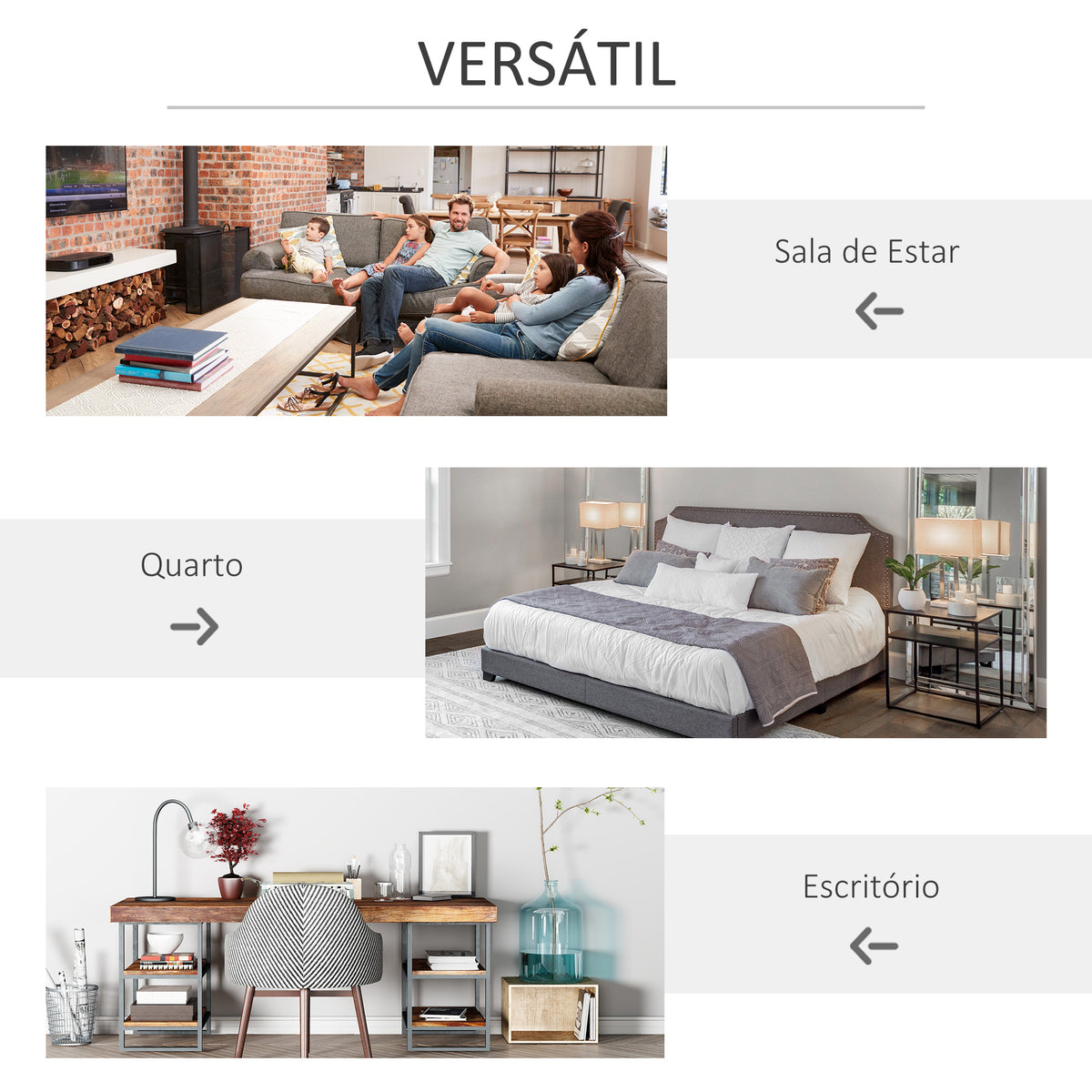 Estante para Livros de 3 Níveis Estante de Madeira com 9 Compartimentos Estante Modular 91,5x29,5x91,5 cm Branco — foto 5