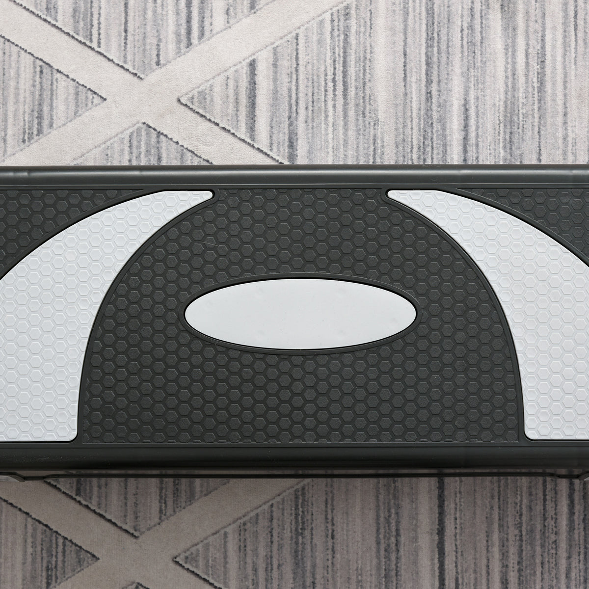 Step para Exercício Aeróbico Plataforma Step com Altura Ajustável em 3 Níveis com Carga Máxima 150kg para Exercício em Academia Casa 80x31x10-20cm Preto e Branco — foto 8