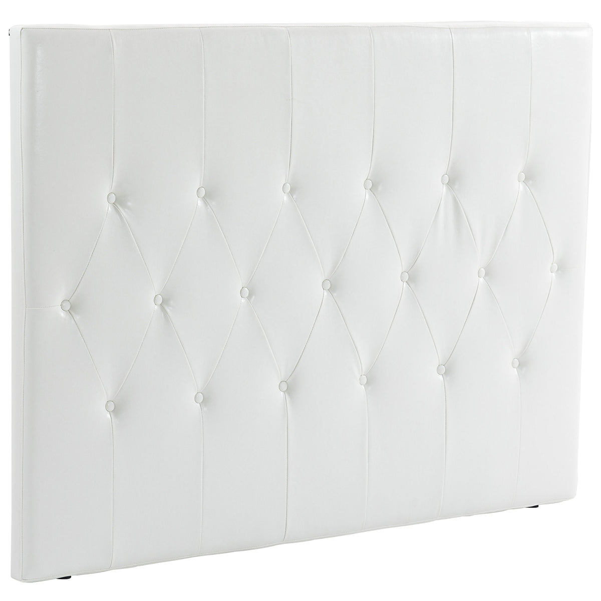Cabeceira de Cama 160cm Cabeceira de Cama Estofada em Linho e Acolchoada 2 Formas de Uso Vertical ou Montado na Parede 160x7x120cm Branco — foto 1