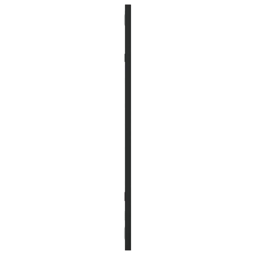 Espelho de parede retangular 30x60 cm ferro preto — foto 3