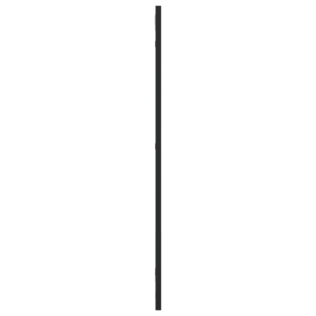 Espelho de parede retangular 30x80 cm ferro preto — foto 3