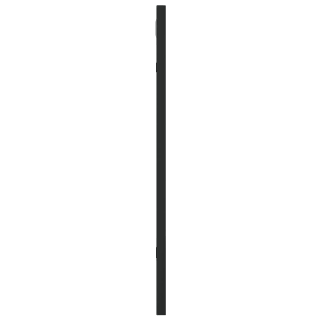 Espelho de parede retangular 40x50 cm ferro preto — foto 3