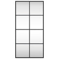 Espelho de parede retangular 40x80 cm ferro preto — foto 2