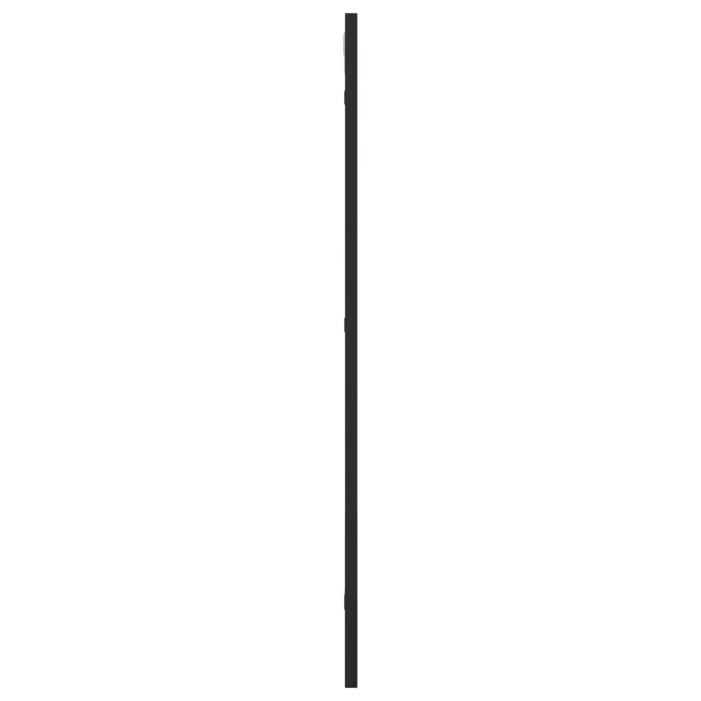 Espelho de parede retangular 40x80 cm ferro preto — foto 3