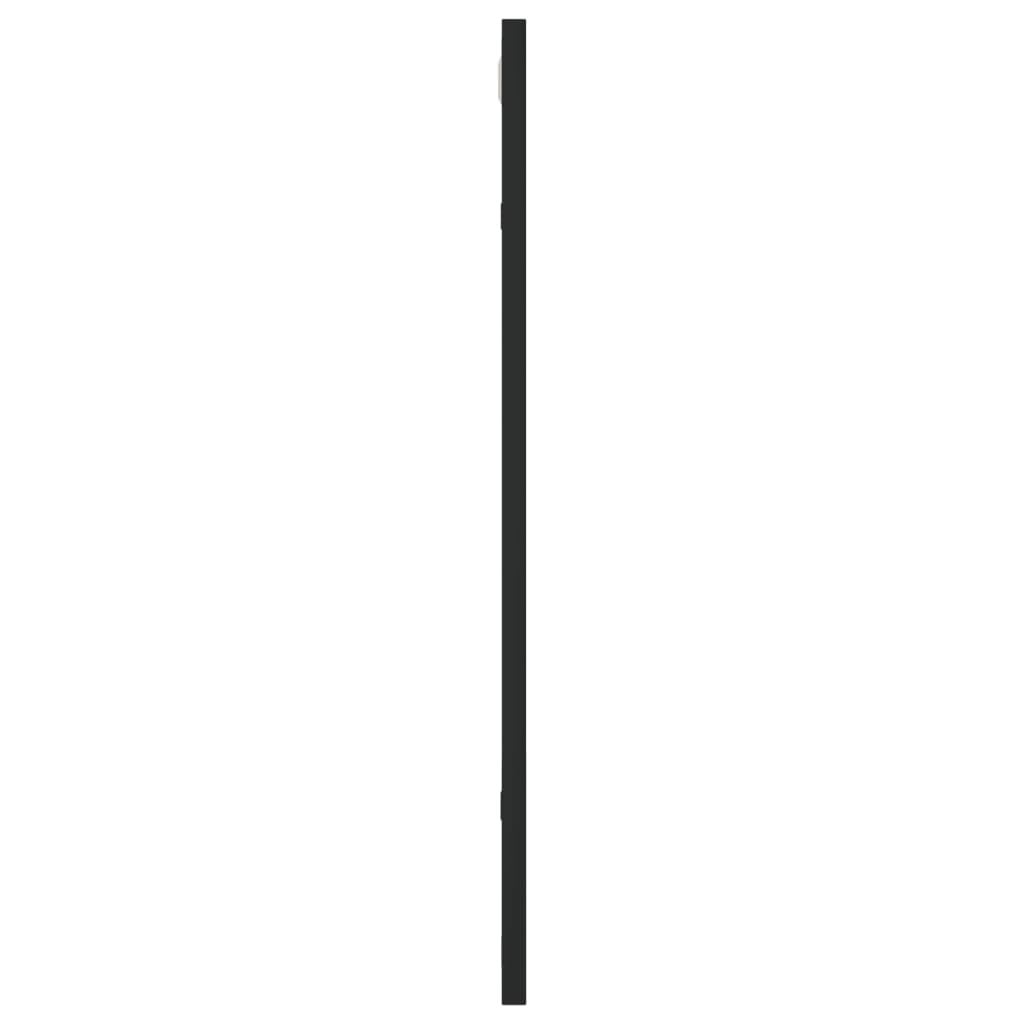 Espelho de parede retangular 50x60 cm ferro preto — foto 3