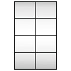 Espelho de parede retangular 50x80 cm ferro preto — foto 2