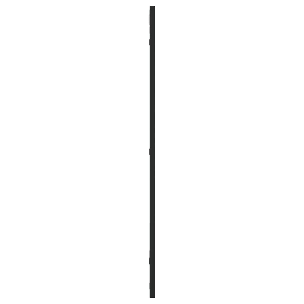 Espelho de parede retangular 50x80 cm ferro preto — foto 3